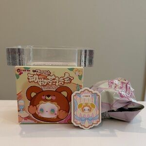 New Lucky Emma Animal Tea Party Plush Pendant - Lamb